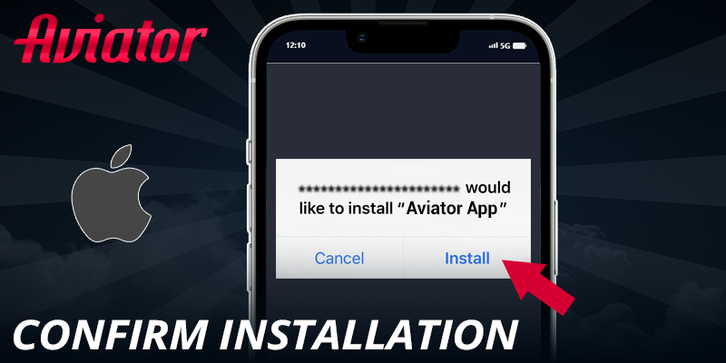 Start downloading the app on iOS