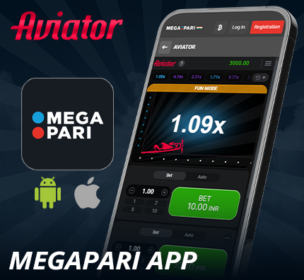 Download Megapari app for Aviator India game
